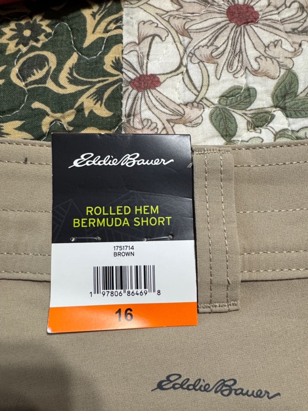 Eddie Bauer Women's Khaki Utility Bermuda Shorts - Picture 2 of 4